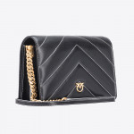 Сумка Pinko Classic Love Bag Click Big Chevron Opposite Galleria – Black S1634-e