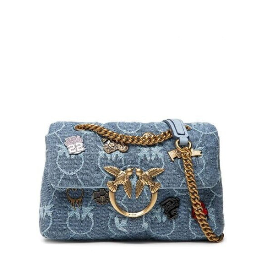 Сумка Pinko Mini Love Bag Puff Versity Pins S1259