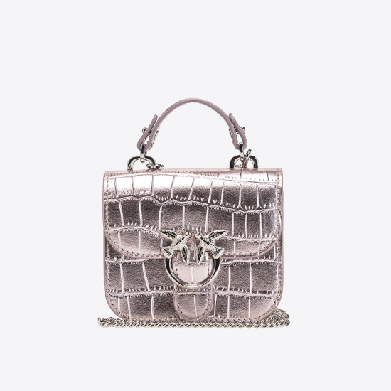 Сумка Pinko Micro Love Bag Bell Croco S1395